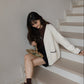 avocado - Vivié Knit Cardigan คาร์ดิแกนแต่งขอบทูโทน