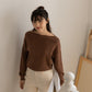 avocado - Ciel Off-Shoulder Sweater เสื้อสเวตเตอร์ปาดไหล่
