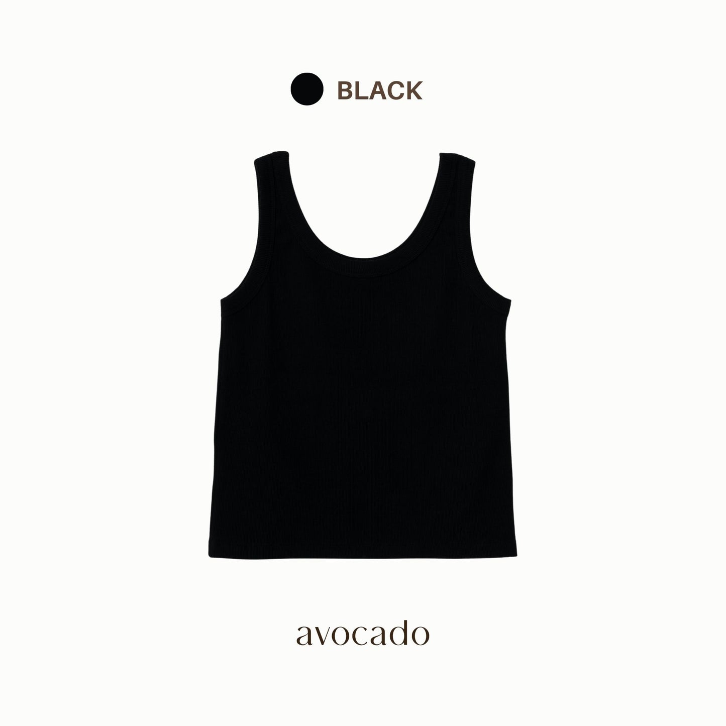 avocado - First Light Knit Tank เสื้อกล้ามผ้าร่อง เบสิค ใส่ง่าย