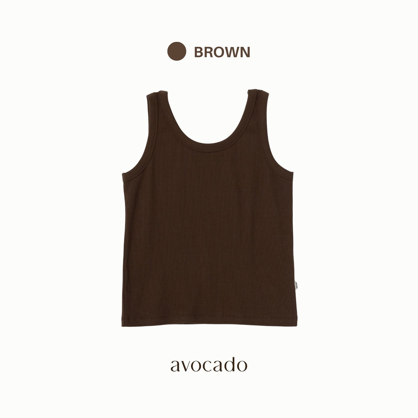 avocado - First Light Knit Tank เสื้อกล้ามผ้าร่อง เบสิค ใส่ง่าย