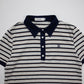 avocado - Petty Polo เสื้อโปโลคอปกลายทาง ดีเทลกระดุมลายกระ