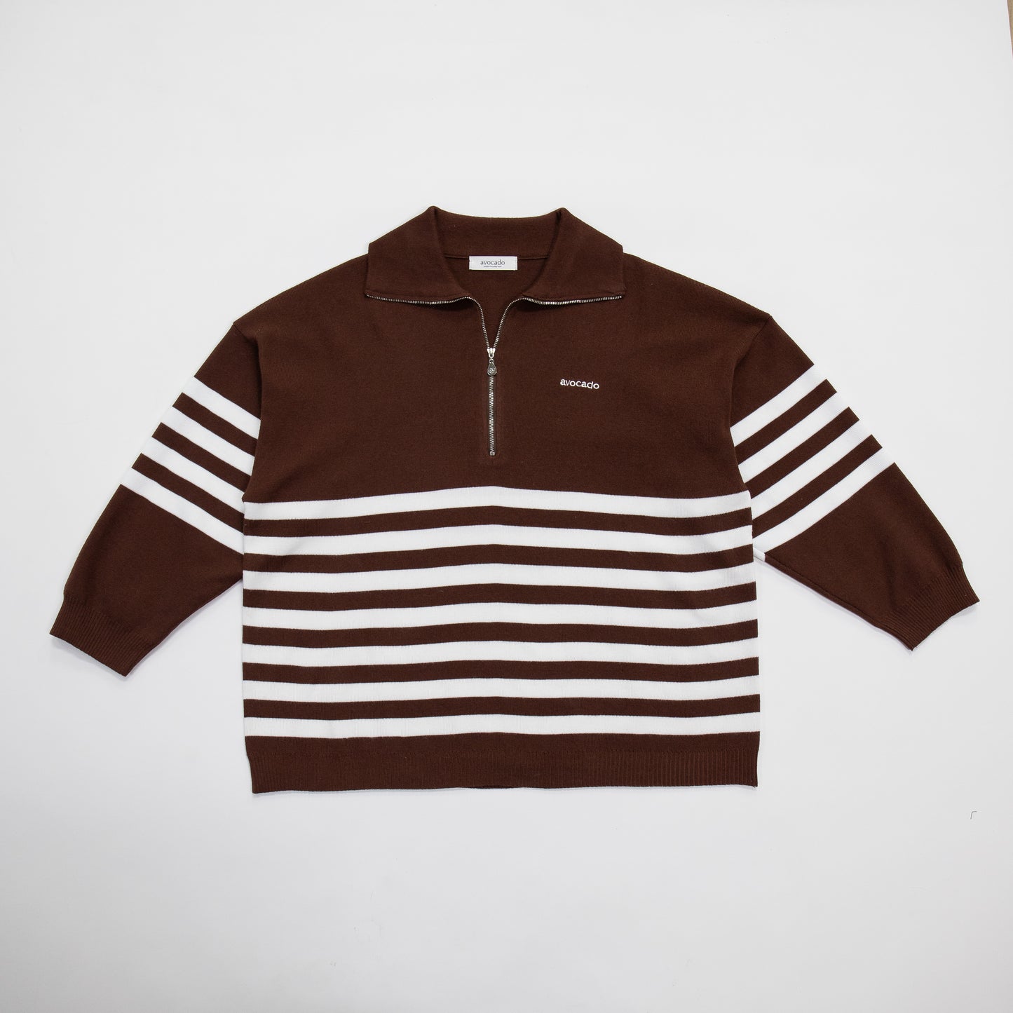 avocado - Galley Zip Sweater สเวตเตอร์ไหมพรม