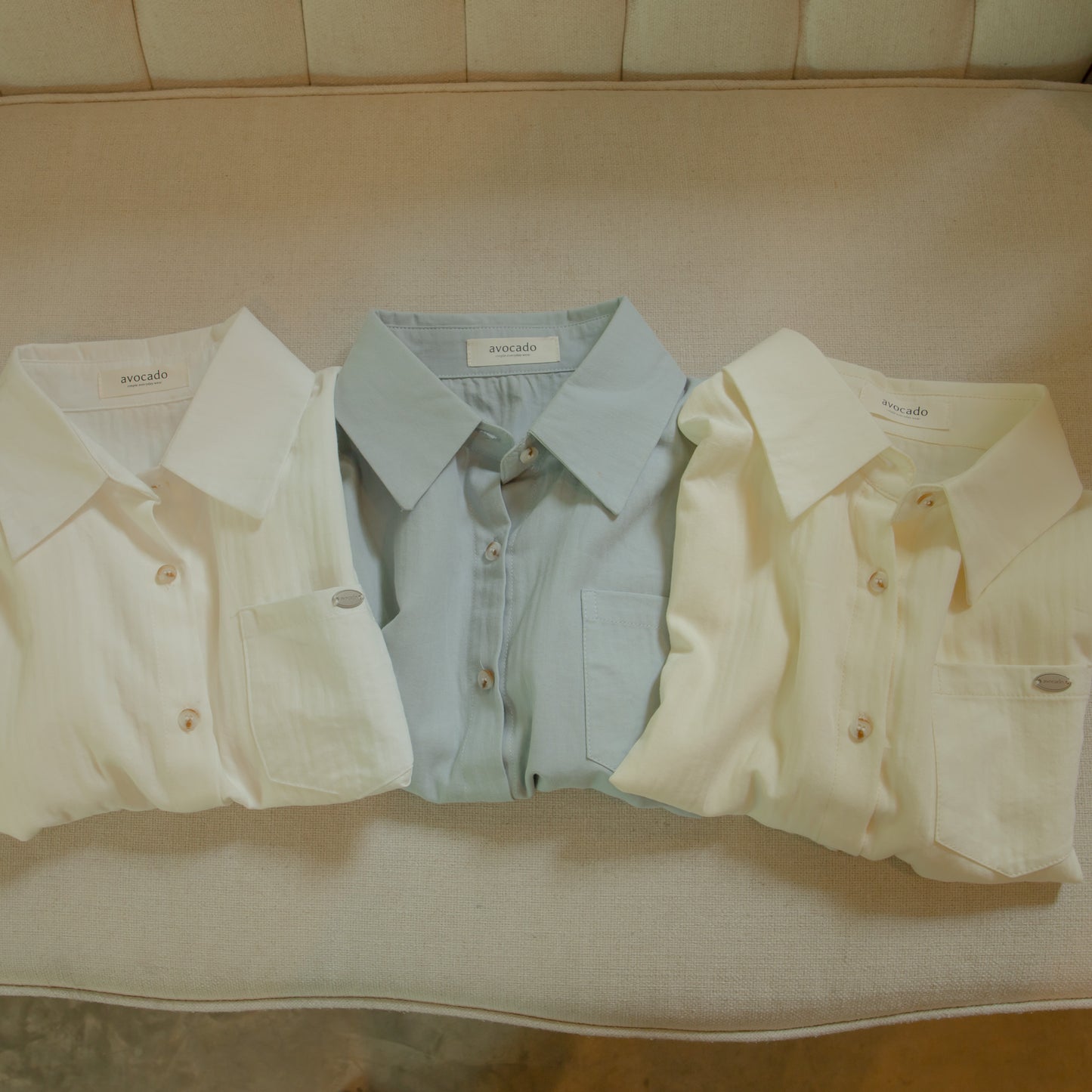 avocado - Kiddie Shirt เสื้อเชิ้ตครอป ผ้า cotton 100%