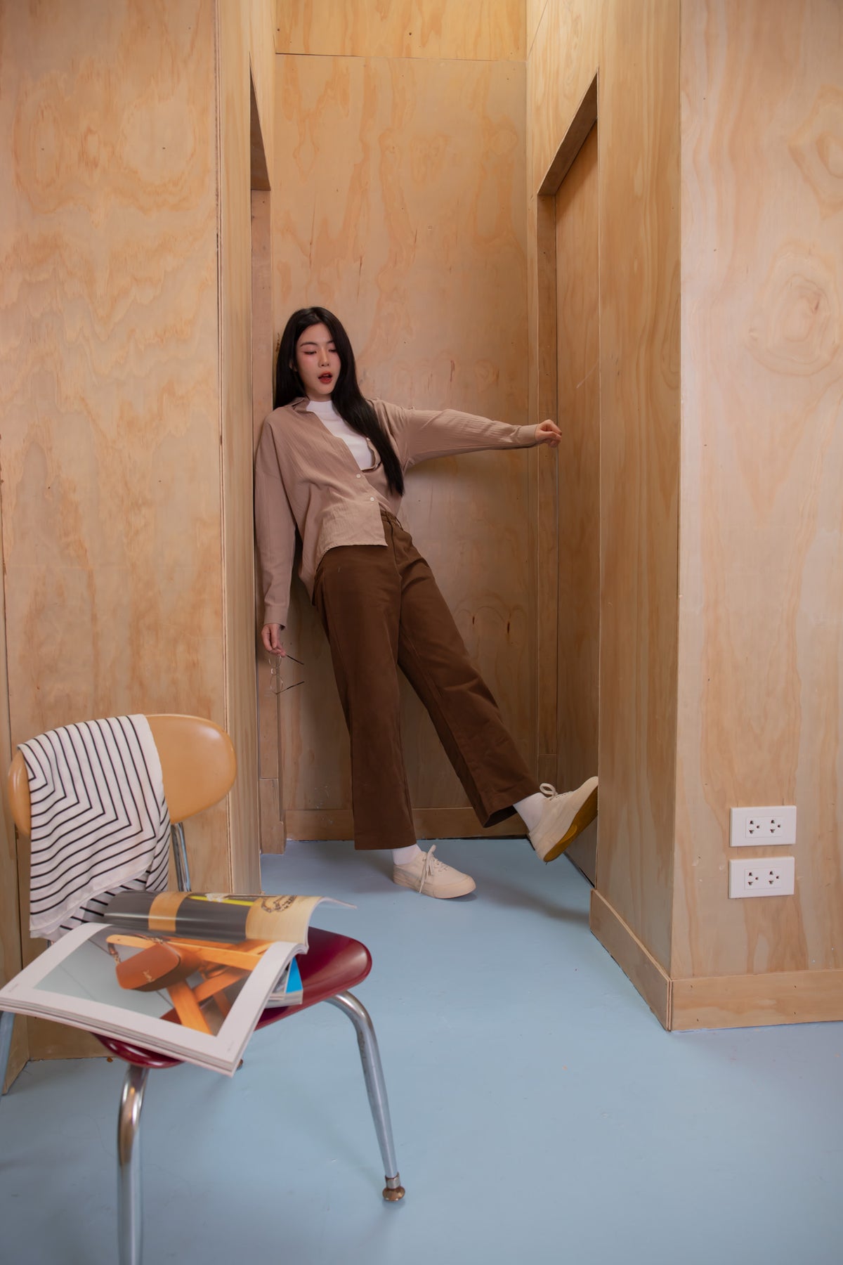 avocado - Ramie Shirt เสื้อเชิ้ตแขนยาวผ้า cotton