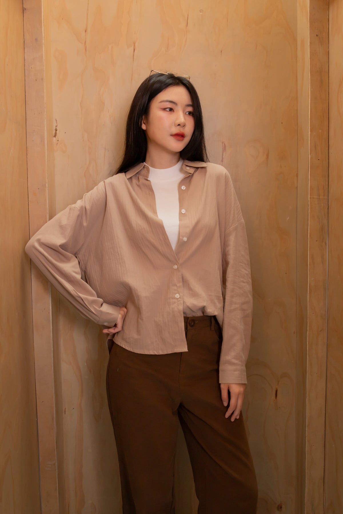 avocado - Ramie Shirt เสื้อเชิ้ตแขนยาวผ้า cotton