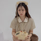 avocado - Hershey Polo Crop เสื้อโปโลทรงครอปผ้า waffle