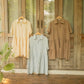 avocado - Anthony Salu Dress เดรสคอปกผ้าสาลูทั้งตัว