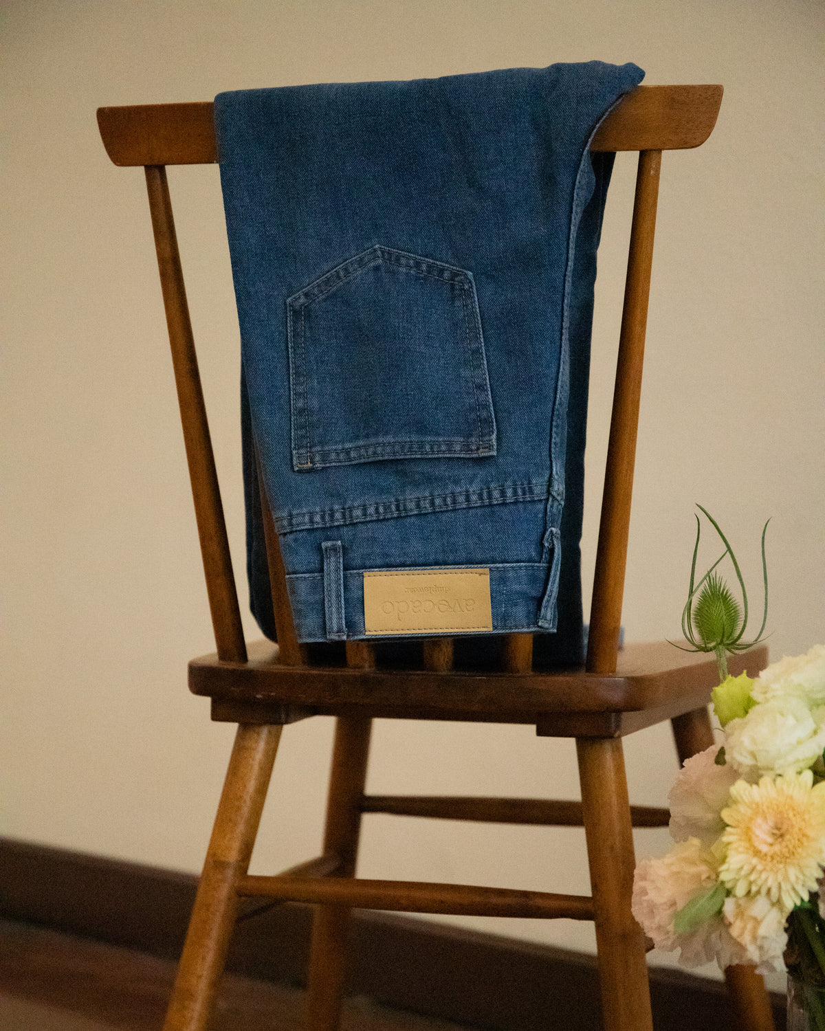 avocado - Uni Jeans Pants กางเกงยีนส์ขายาวทรงกระบอก