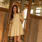 avocado - Anthony Salu Dress เดรสคอปกผ้าสาลูทั้งตัว
