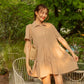 avocado - Anthony Salu Dress เดรสคอปกผ้าสาลูทั้งตัว
