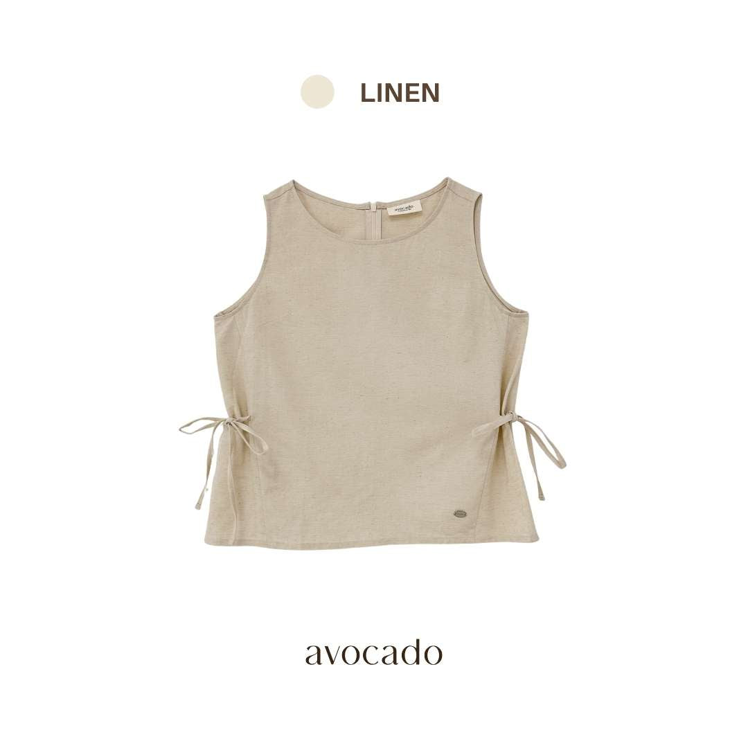 avocado - Huezy Blouse เสื้อแขนกุดคอกลม ลุคมินิมอล แมตช์ง่าย