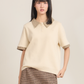 avocado - Ridery Polo Shirt เสื้อโปโลตกแต่งคอปกผ้าลายสก็อต
