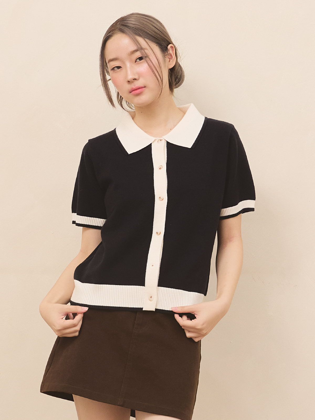 avocado - Tiramisu Knit Polo เสื้อโปโลตัดขอบ Soft & Smooth Knit เนื้อผ้านุ่ม ใส่สบาย