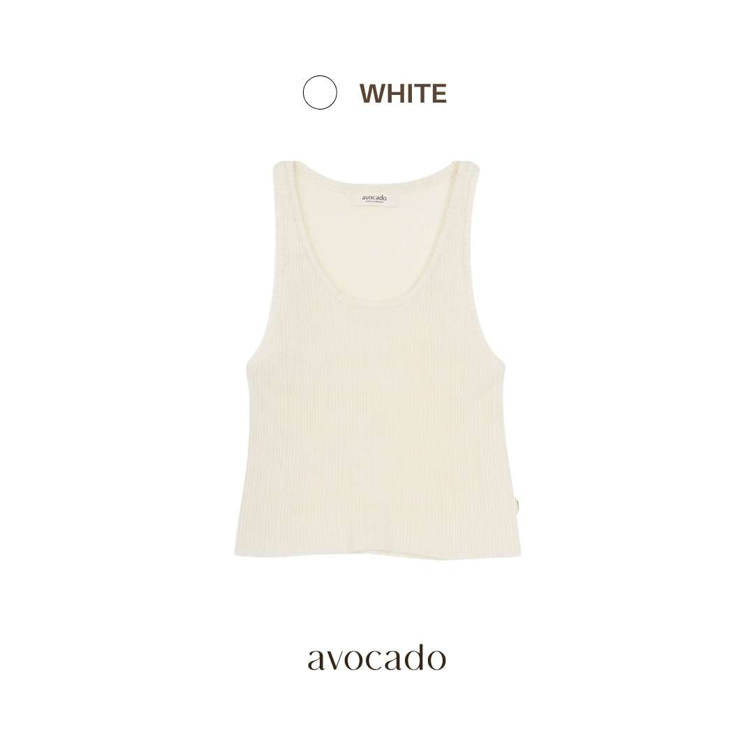 avocado - Tonal Tank Top เสื้อกล้ามคอยู เนื้อผ้า Summer Knit