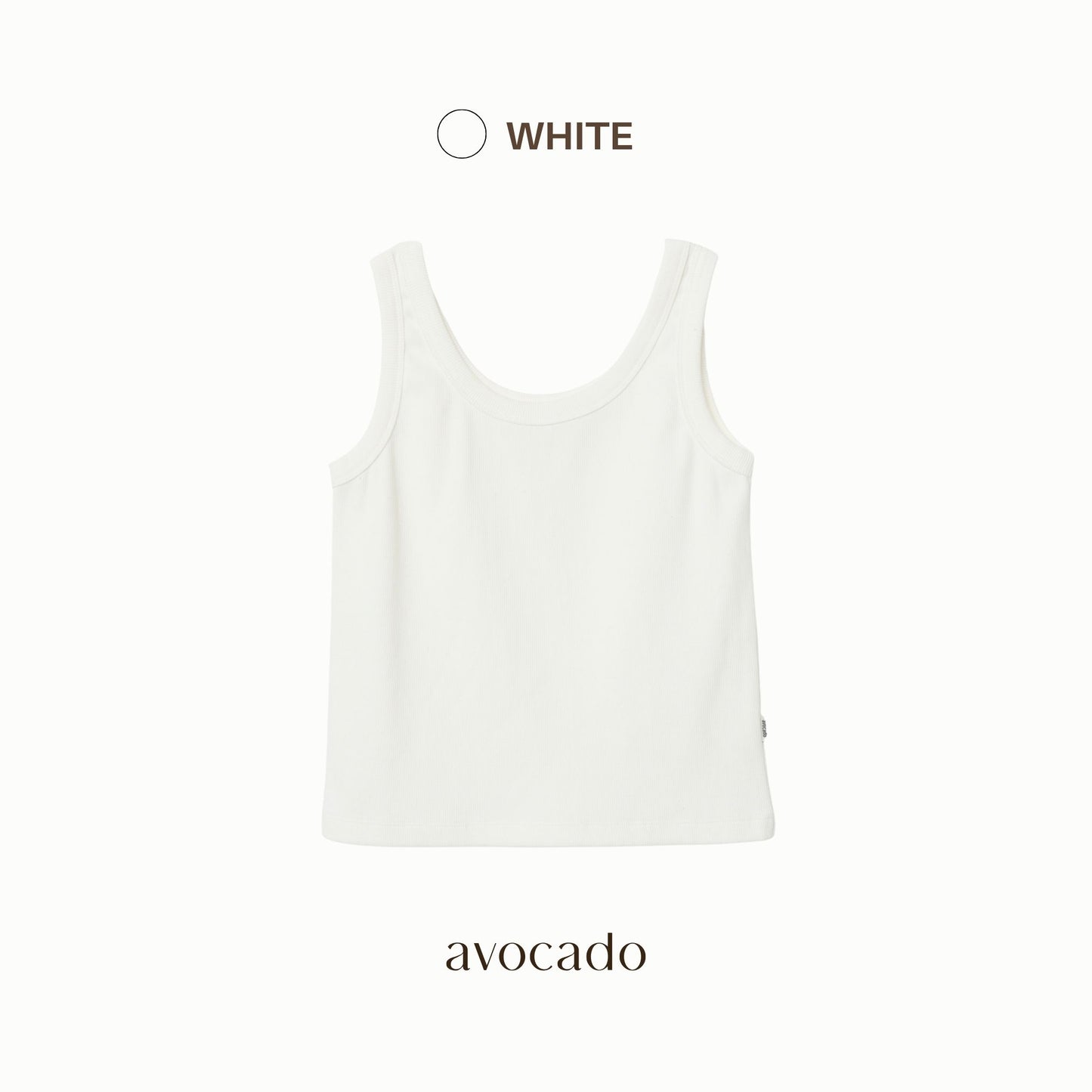 avocado - First Light Knit Tank เสื้อกล้ามผ้าร่อง เบสิค ใส่ง่าย