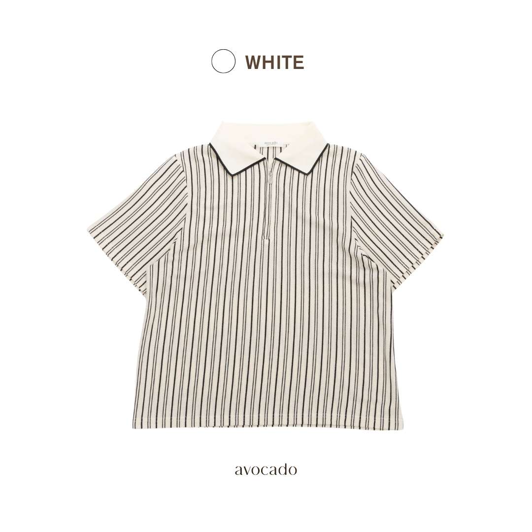 avocado - Harchi Zip Polo เสื้อโปโลผ้าใส่สบาย แต่งดีเทลซิป