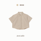 avocado - Profy Cropped Shirt เสื้อเชิ้ตครอปแขนสั้น ผ้าฝ้าย 100%