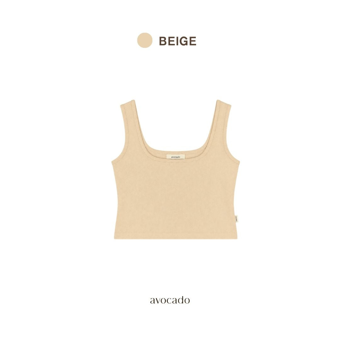 avocado - Nuna knit tank เสื้อกล้ามเนื้อผ้าไหมพรม ผ้านุ่ม ดีไซน์เว้าเอว