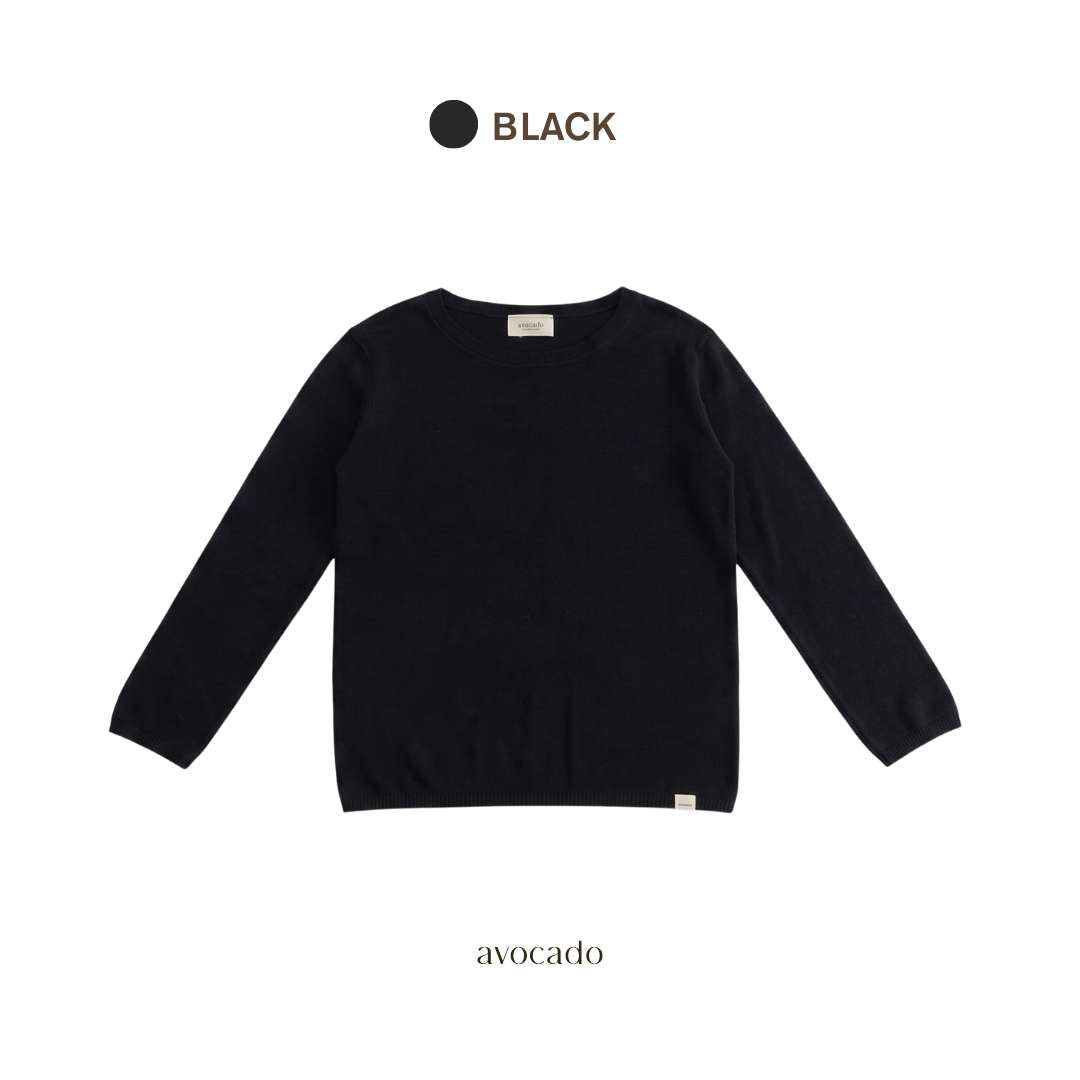 avocado - Loose-Lie Knit Tops เสื้อแขนยาวเนื้อผ้าเบา ๆ ใส่ง่าย แมตช์ได้หลายลุค
