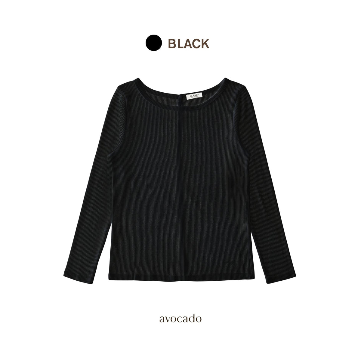 avocado - Corin Top เสื้อแขนยาวเนื้อผ้าซีทรู บางเบา ดีไซน์กระดุมผ่าหลัง