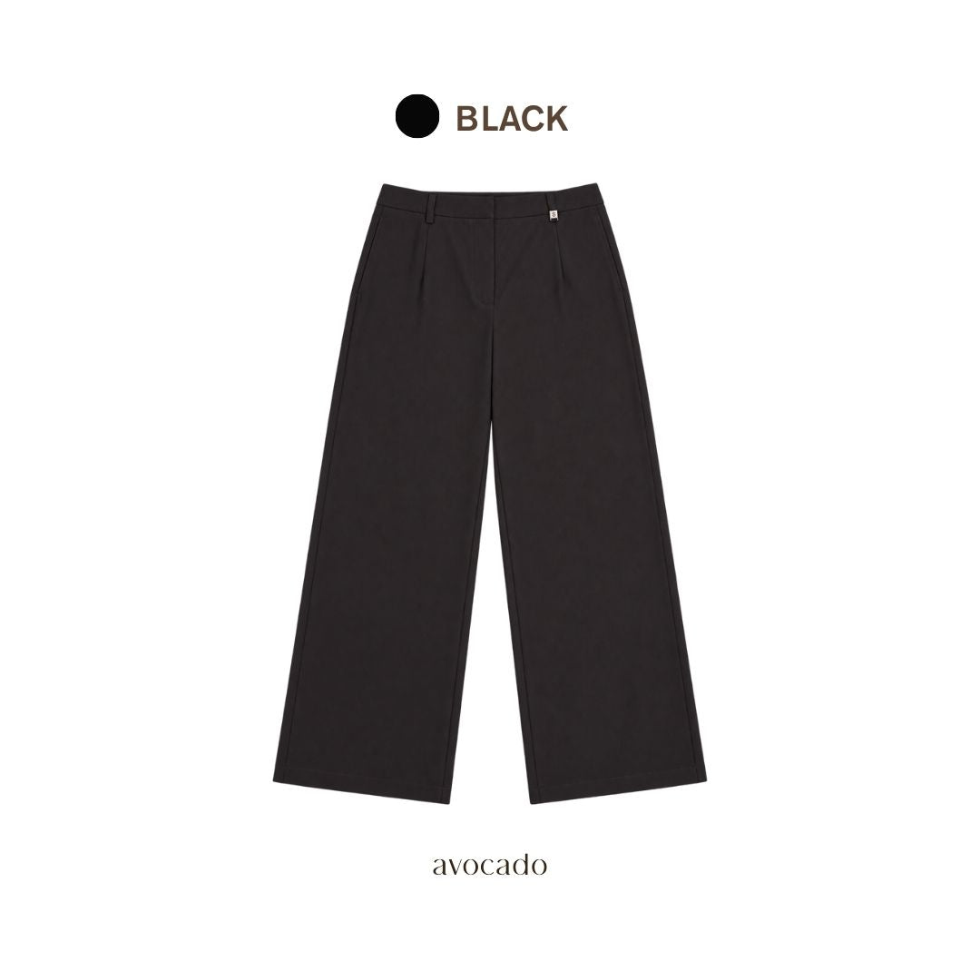 avocado - Caela trousers กางเกงทรงกระบอกกลาง ใส่ง่าน เนื้อผ้าเย็นสบาย I มีไซส์ S-XL