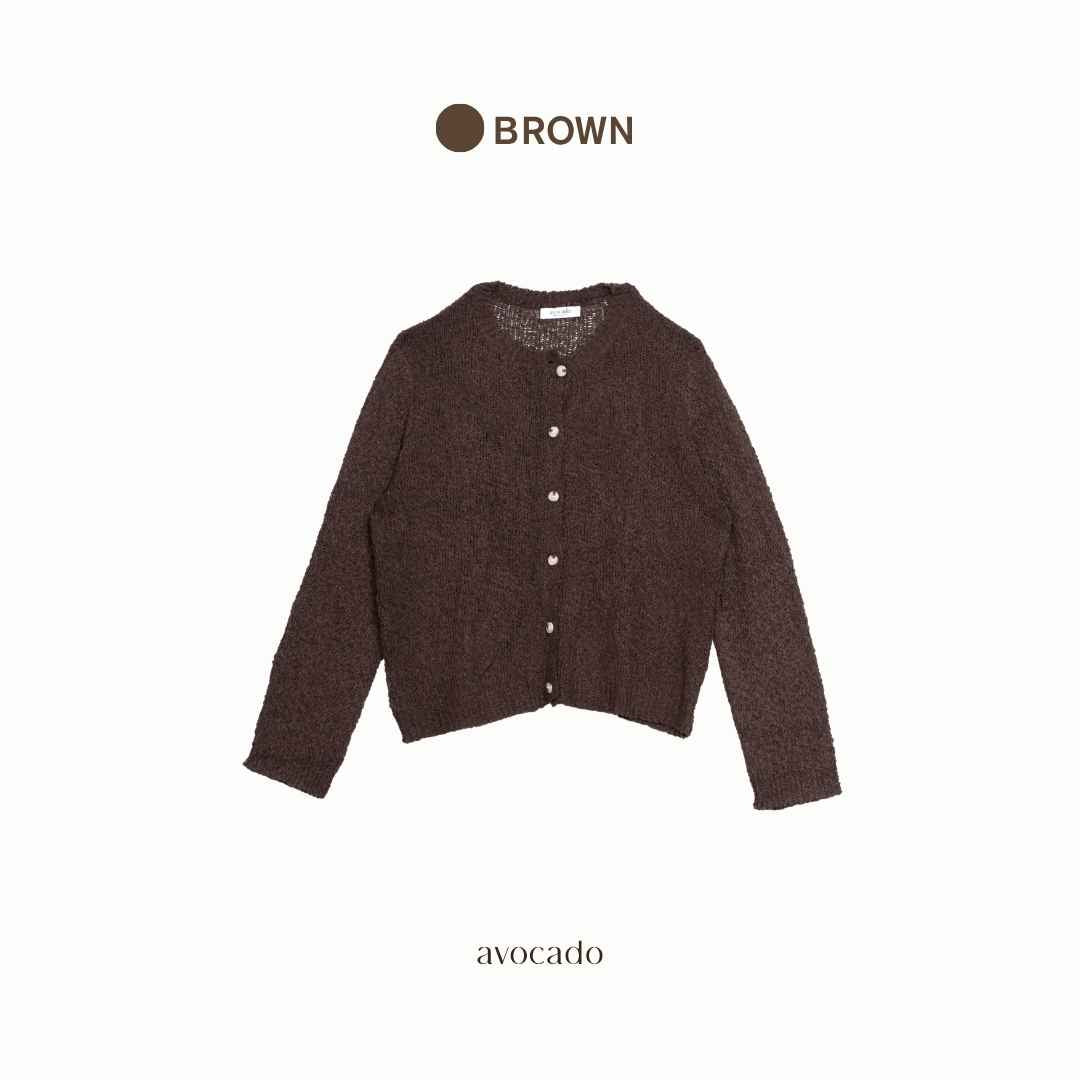 avocado - Monaco crochet tops เสื้อคาร์ดิแกนถักโครเชต์ทรง Oversize
