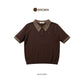 avocado - Ridery Polo Shirt เสื้อโปโลตกแต่งคอปกผ้าลายสก็อต
