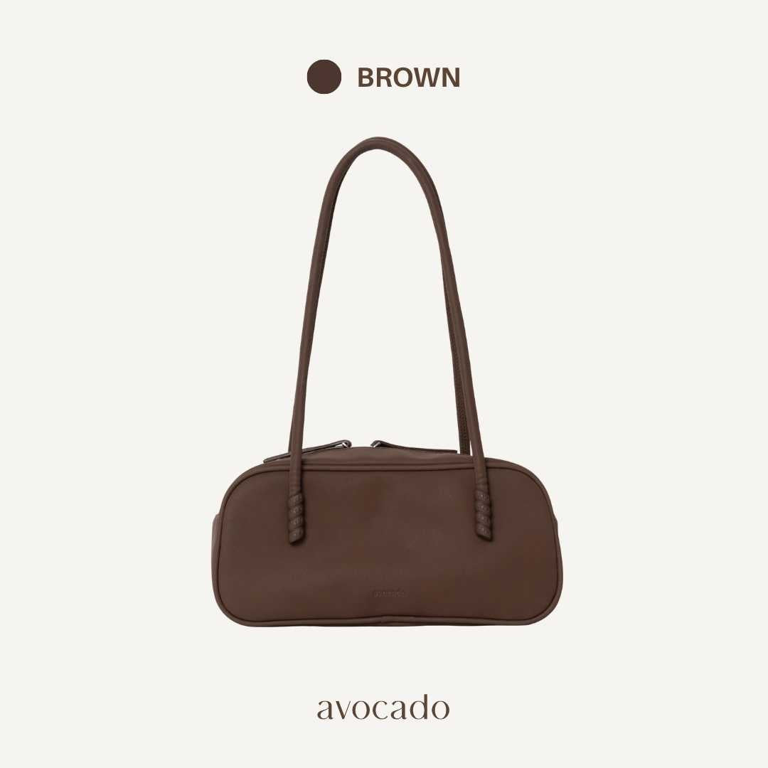 avocado - Fadee Shoulder Bag กระเป๋าวัสดุ PU ทรงคลาสสิก แมตช์ง่าย
