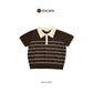 avocado - Ease-ful Polo Top เสื้อโปโลลายทางคอปกทูโทน เบสิค แมตช์ง่าย