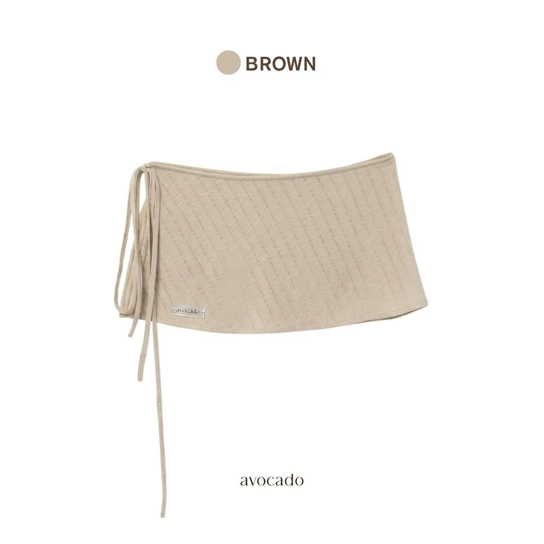avocado - Velae Waist Wrap กระโปรงผ้าฉลุ แมตช์เลเยอร์
