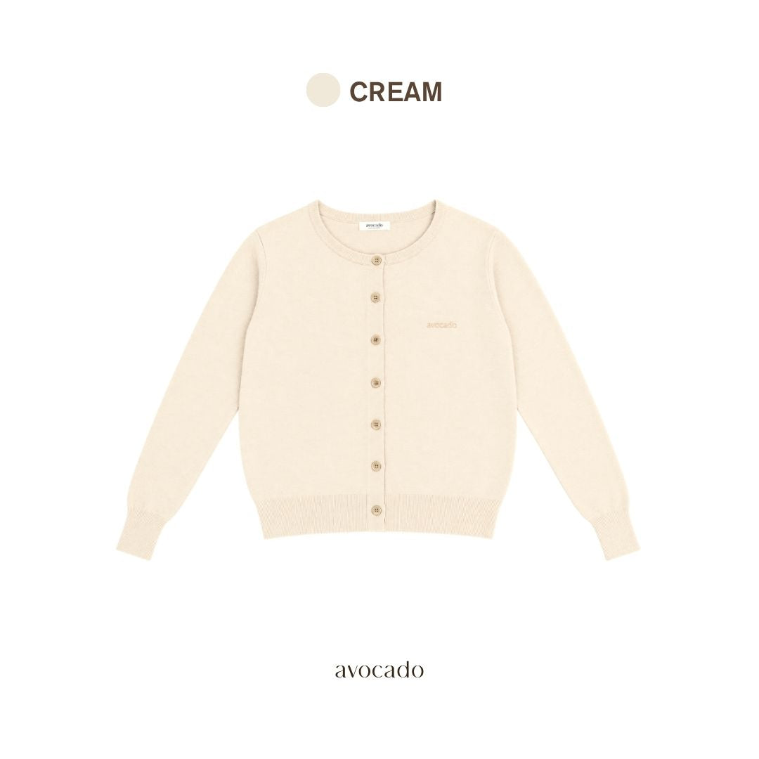 avocado - Soi knit cardigan เสื้อคาร์ดิแกนไหมพรม ดีไซน์มินิมอล แมตช์ง่าย