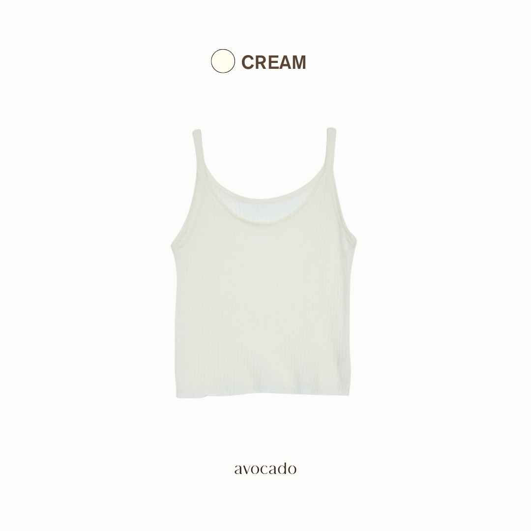 avocado - Swift Knit Camisole เสื้อกล้ามผ้าร่องใหญ่ ทรงสวย