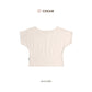 avocado - Aster top เสื้อยืดเบสิค ทรงคอปาด ดีไซน์เก็บเอวเข้า แมตช์ง่าย I มี 2 ไซส์