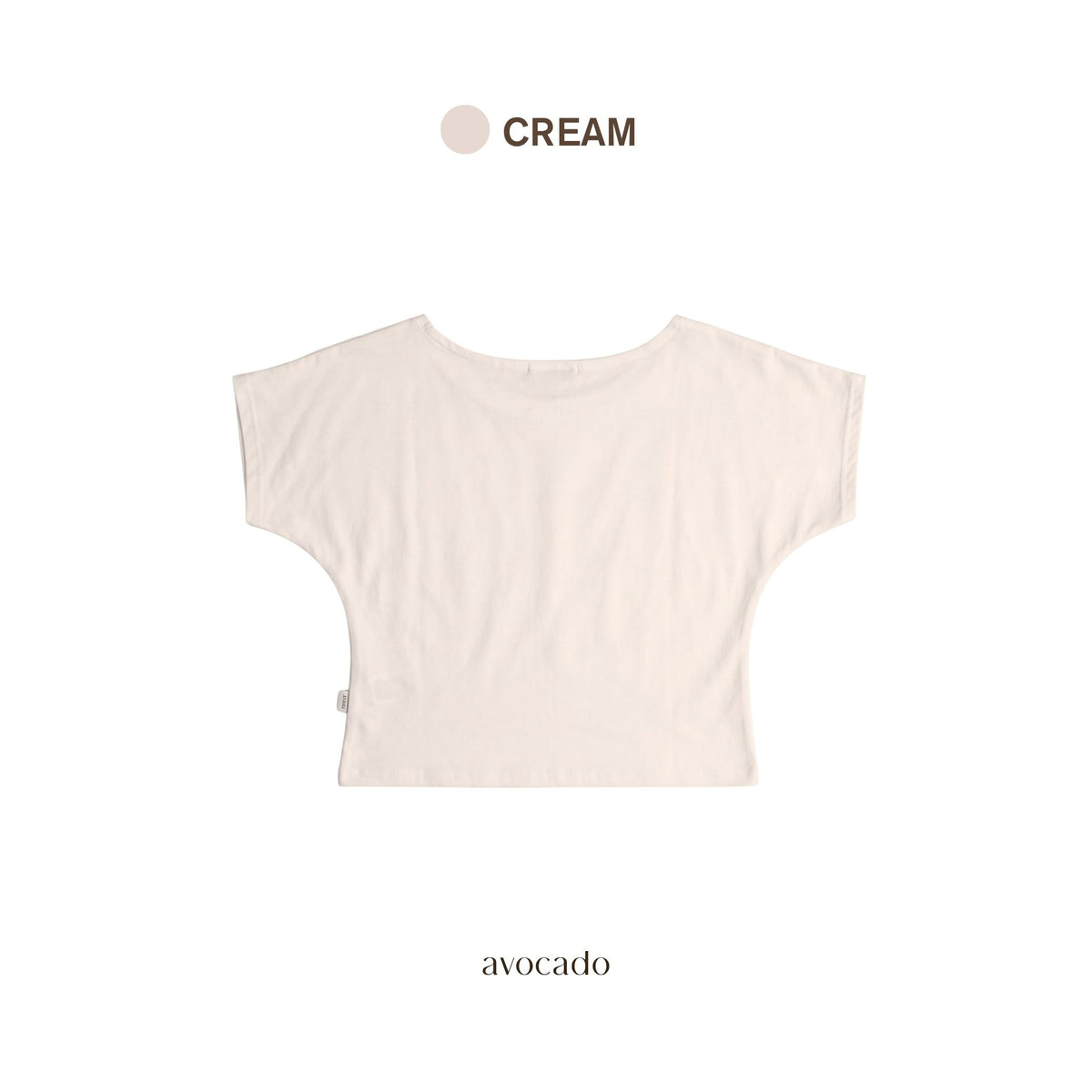 avocado - Aster top เสื้อยืดเบสิค ทรงคอปาด ดีไซน์เก็บเอวเข้า แมตช์ง่าย I มี 2 ไซส์