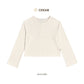 avocado - Air rin Top เสื้อแขนยาวแต่งกระดุมหน้า เนื้อผ้าใส่สบาย แมตช์ง่าย