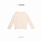 avocado - Megan long sleeve tops เสื้อแขนยาวทรงโอเวอร์ไซส์สีพื้น เนื้อผ้าบางเบา