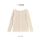 avocado - Corin Top เสื้อแขนยาวเนื้อผ้าซีทรู บางเบา ดีไซน์กระดุมผ่าหลัง