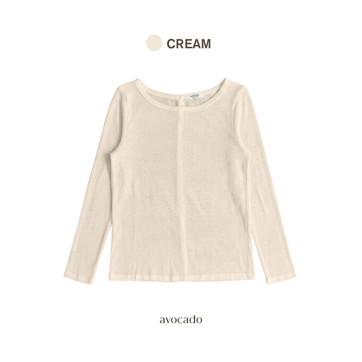 avocado - Corin Top เสื้อแขนยาวเนื้อผ้าซีทรู บางเบา ดีไซน์กระดุมผ่าหลัง