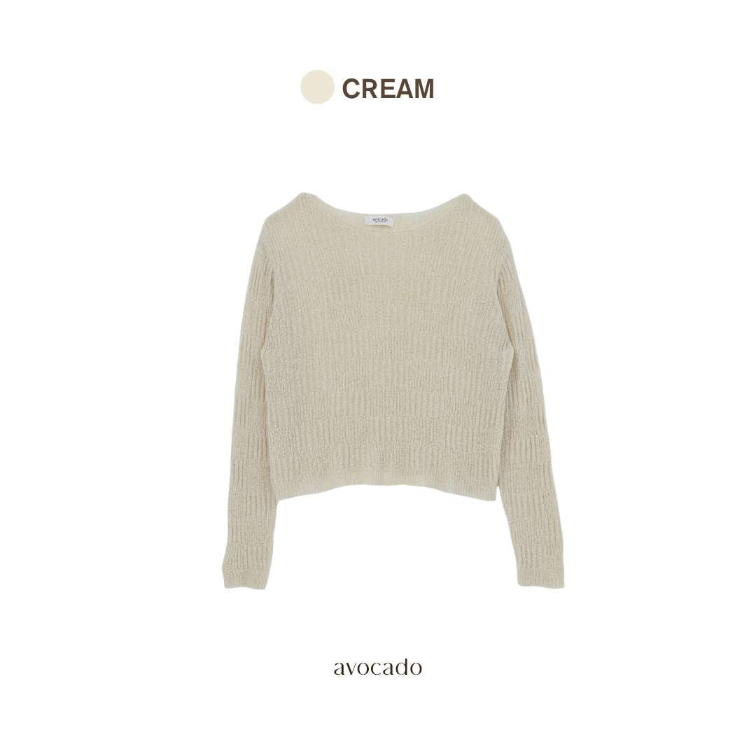 avocado - Natural Crochet Tops เสื้อทรง Oversize ถักโครเชต์ เนื้อผ้าโปร่ง บางเบา