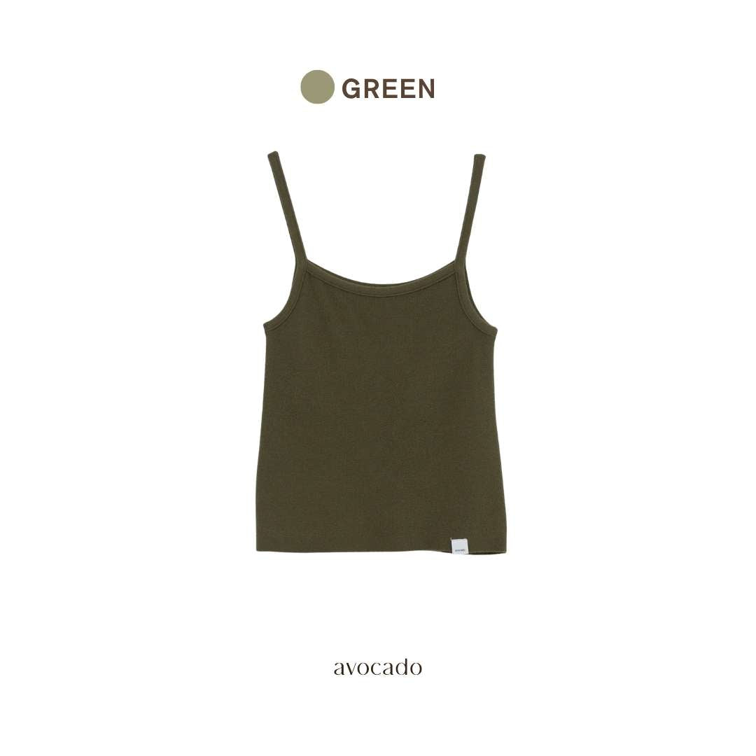 avocado - Matte Singlet เสื้อกล้ามไหมพรม เนื้อผ้าหนานุ่ม
