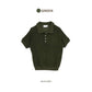 avocado - Corner Knit Polo เสื้อโปโลไหมพรม เนื้อผ้านุ่ม โปร่ง เหมาะกับ Summer