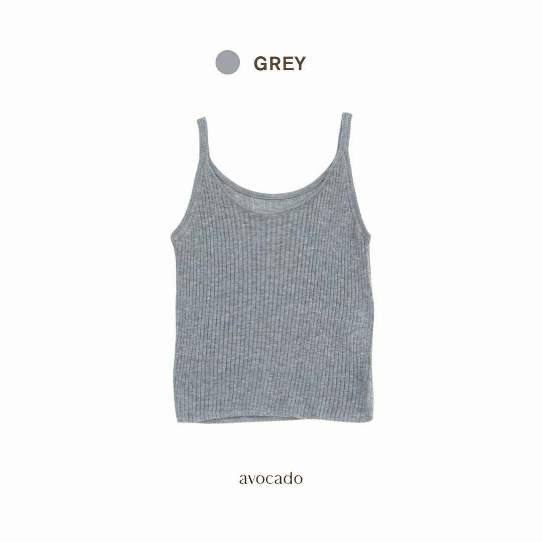 avocado - Swift Knit Camisole เสื้อกล้ามผ้าร่องใหญ่ ทรงสวย