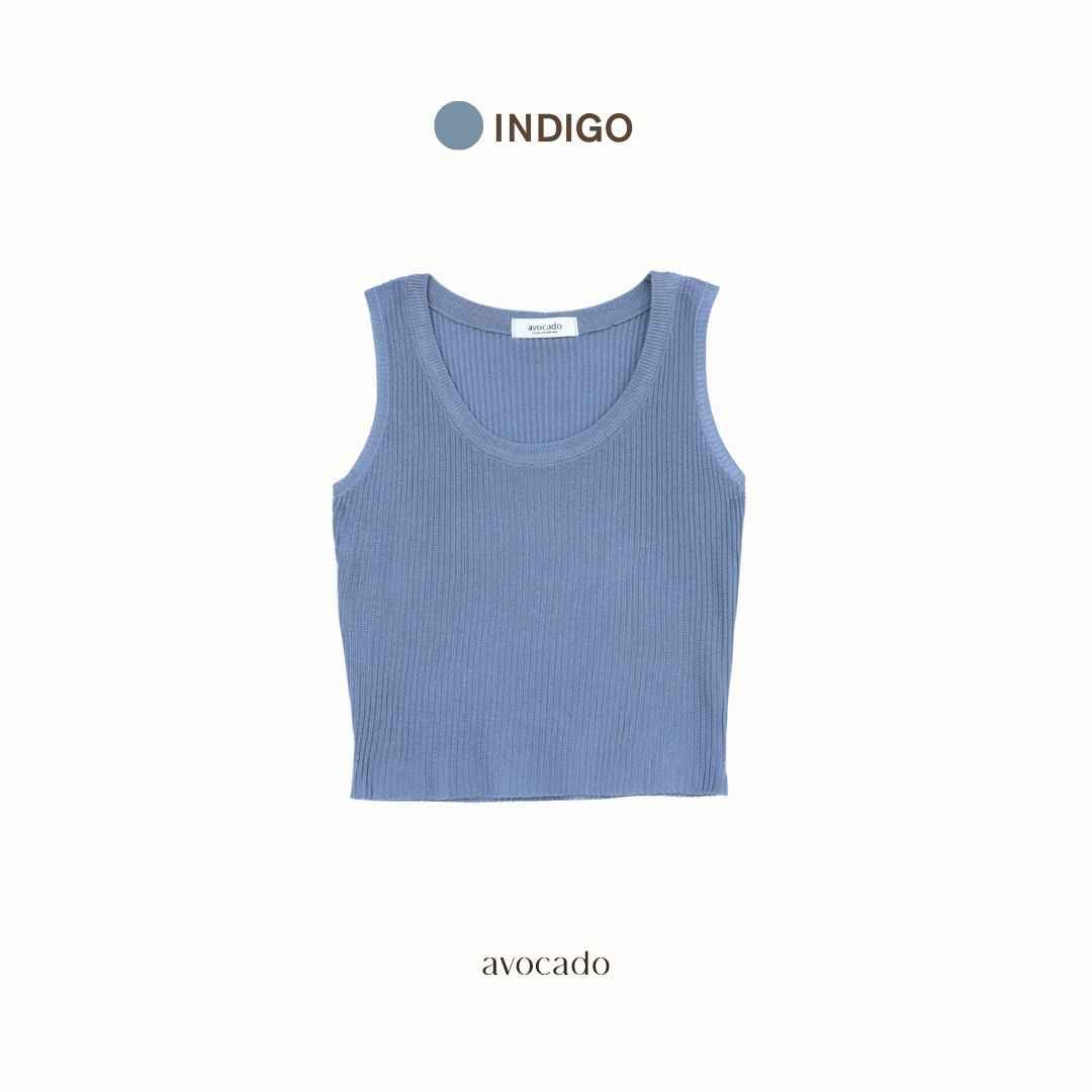 avocado - Dango tank tops เสื้อกล้ามผ้าร่อง เนื้อผ้าไหมพรม