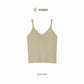 avocado - Bonbon soft camisole เสื้อกล้ามผ้าไหมพรม ทรงคอวี