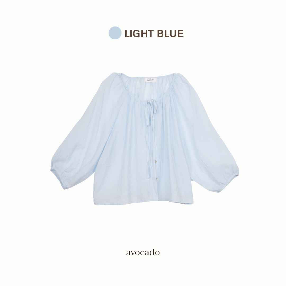 avocado - Hazel light blouse เสื้อเบลาส์ทรง Oversize เนื้อผ้า Tencel นุ่ม ลื่น ใส่สบาย