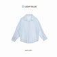 avocado - Cookie light shirt เสื้อเชิ้ตเนื้อผ้าเล่นแสง บางเบา โทนสีพาสเทล