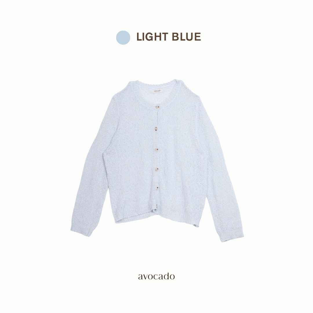 avocado - Monaco crochet tops เสื้อคาร์ดิแกนถักโครเชต์ทรง Oversize