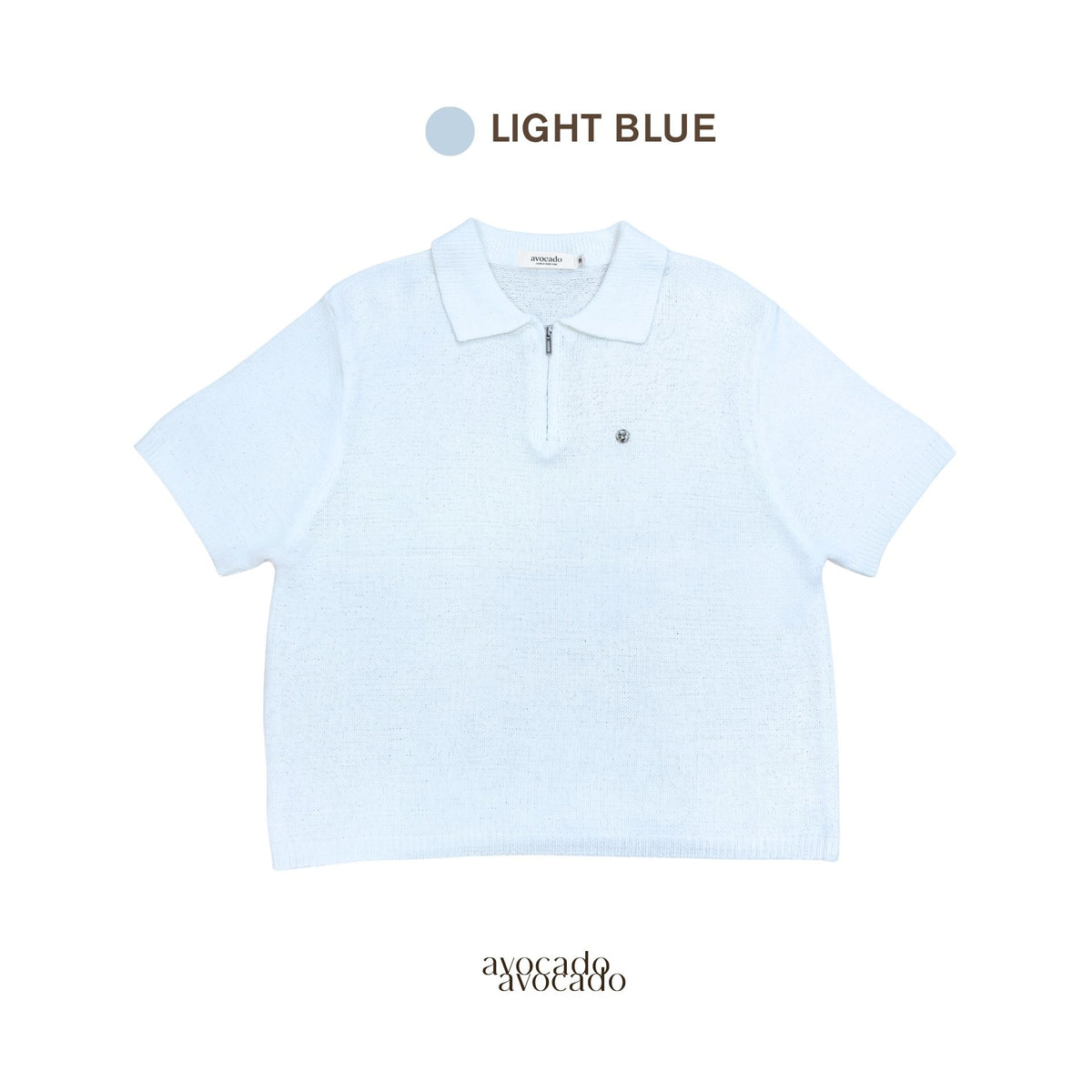 avocado - Lorin polo top เสื้อโปโลเนื้อผ้าไหมพรม ผ้านุ่ม ไม่โปร่ง I มี 2 ไซส์
