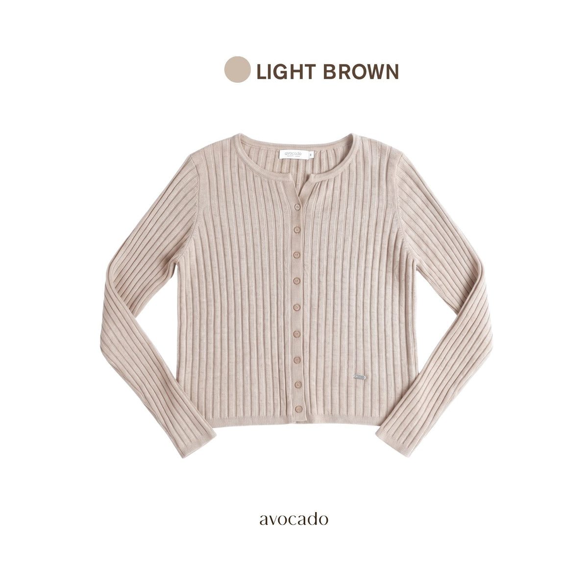avocado - Celi knit cardigan คาร์ดิแกนผ้าร่อง ผ้านุ่ม I มี 3 ไซส์