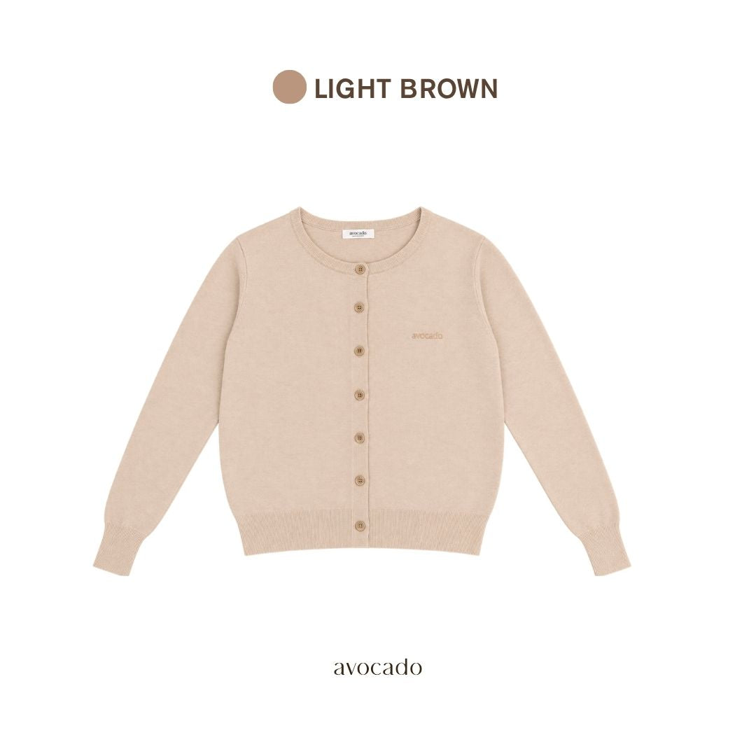 avocado - Soi knit cardigan เสื้อคาร์ดิแกนไหมพรม ดีไซน์มินิมอล แมตช์ง่าย